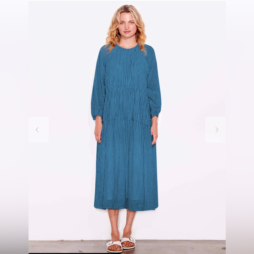 Anthropologie Sundry stripe tiered dress size 0